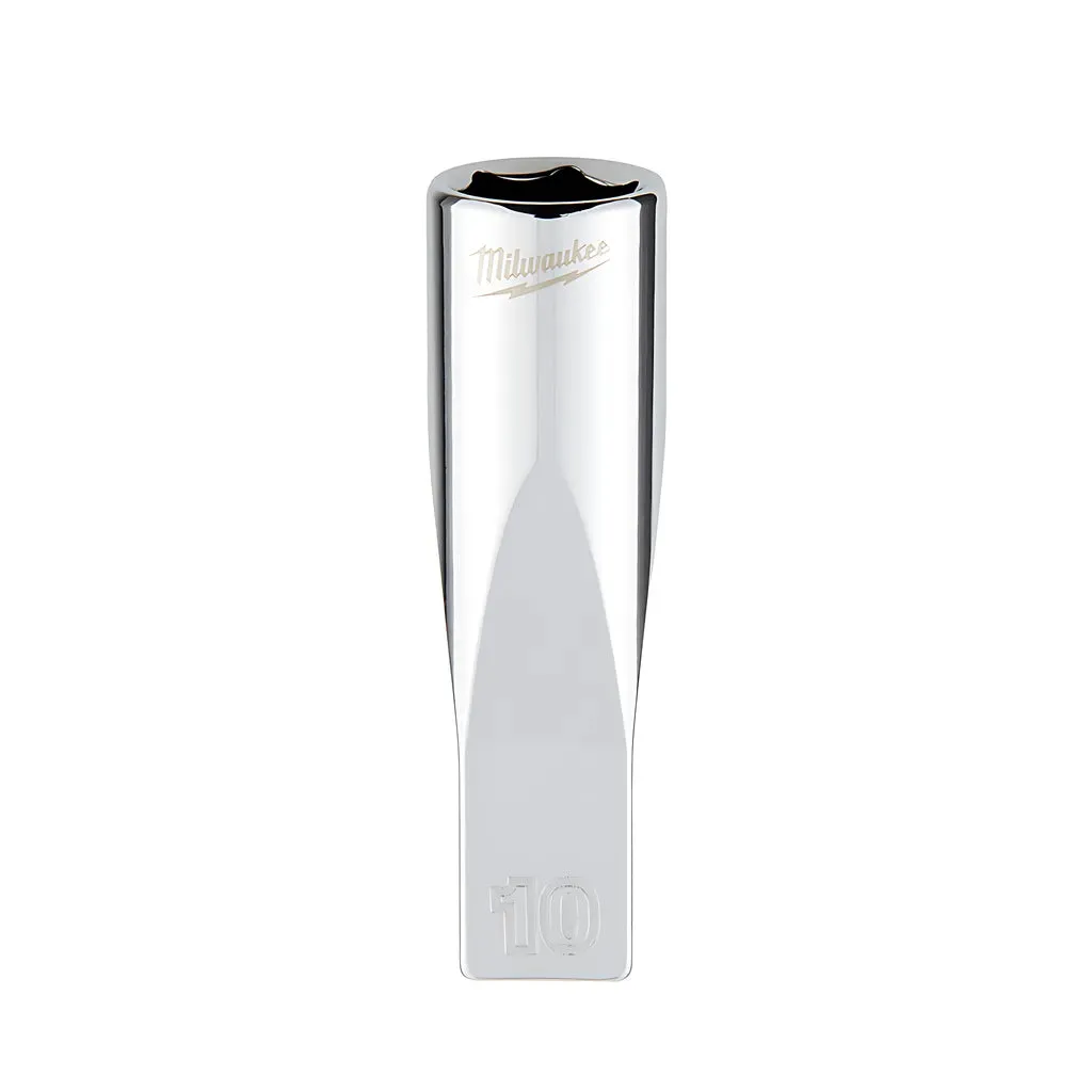 1/4 in. Drive 10mm Metric 6-Point Deep Socket