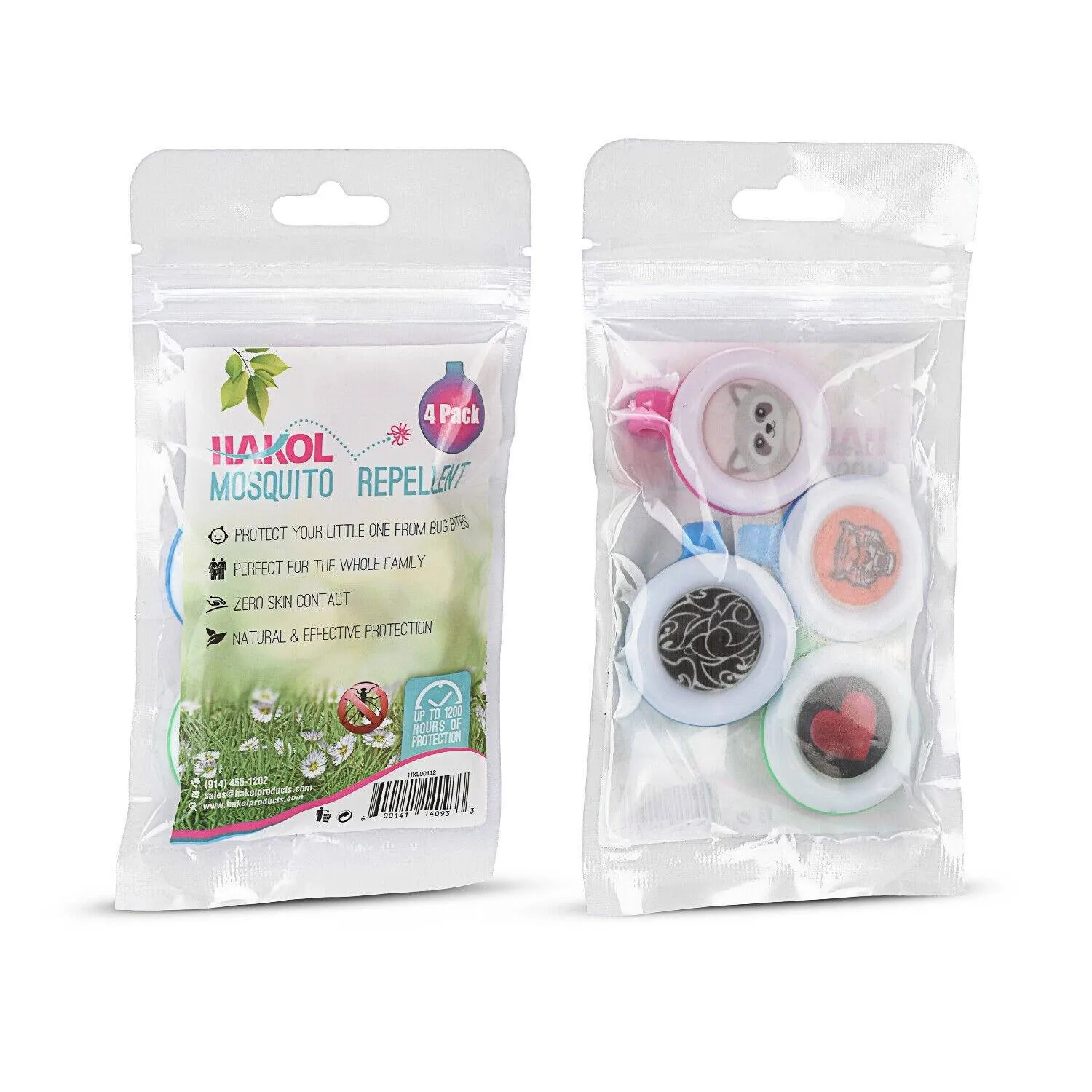8-Pack: Clip On Mosquito, Bug & Insect Repellent for Indoor or Outdoor