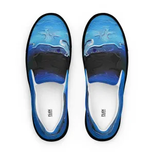 A Drop In The Ocean - Mens Slip-On Canvas Shoes