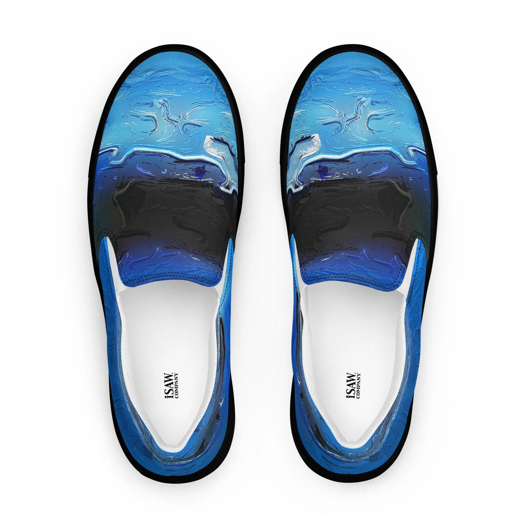 A Drop In The Ocean - Mens Slip-On Canvas Shoes