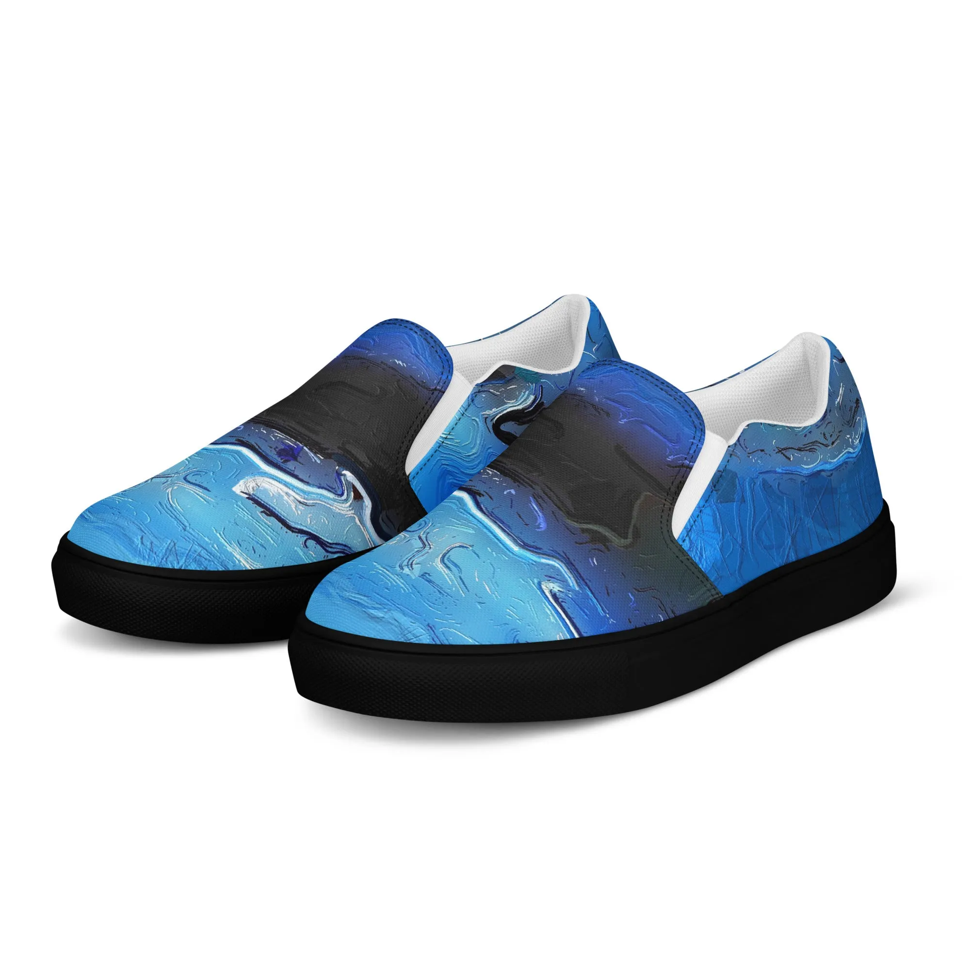 A Drop In The Ocean - Mens Slip-On Canvas Shoes