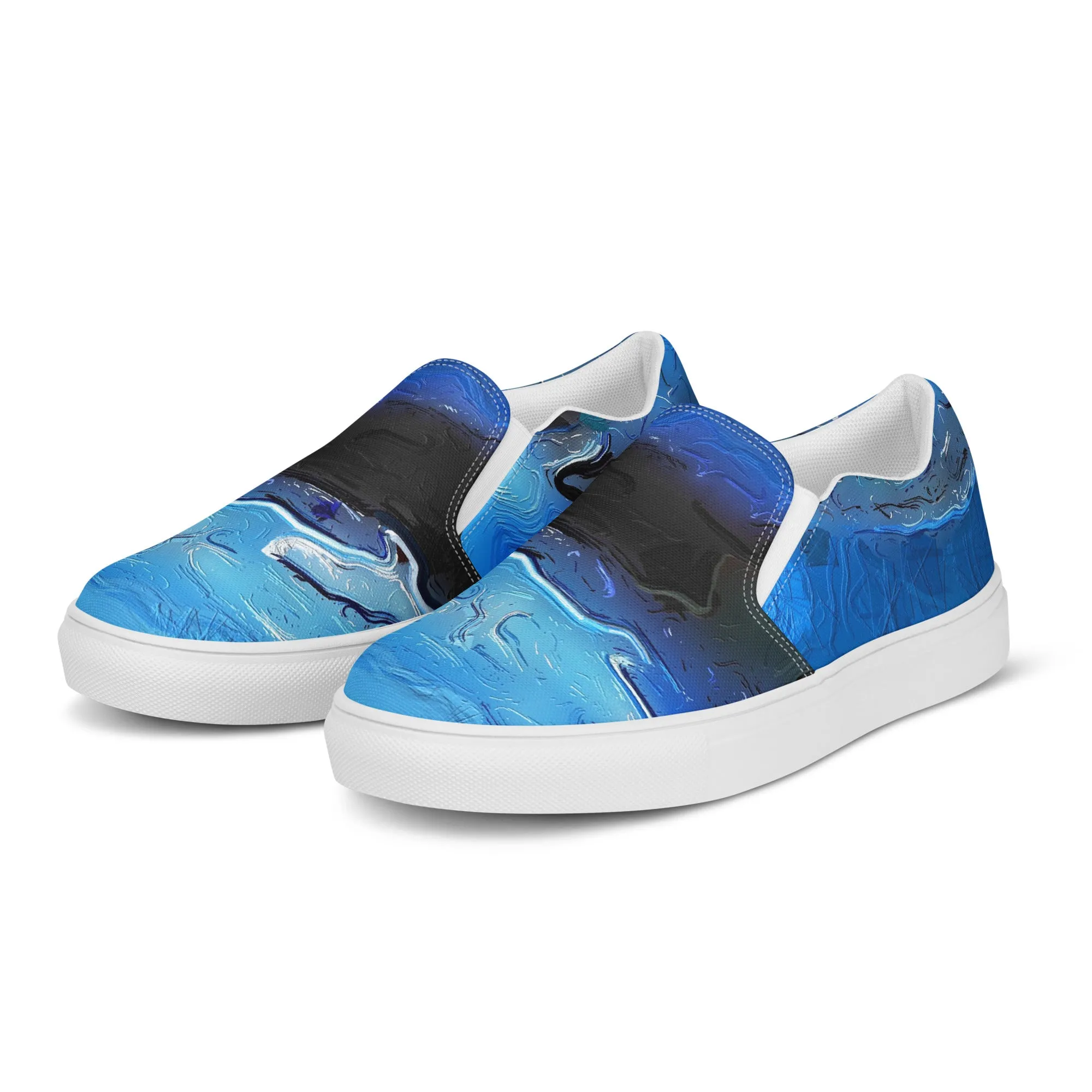 A Drop In The Ocean - Mens Slip-On Canvas Shoes