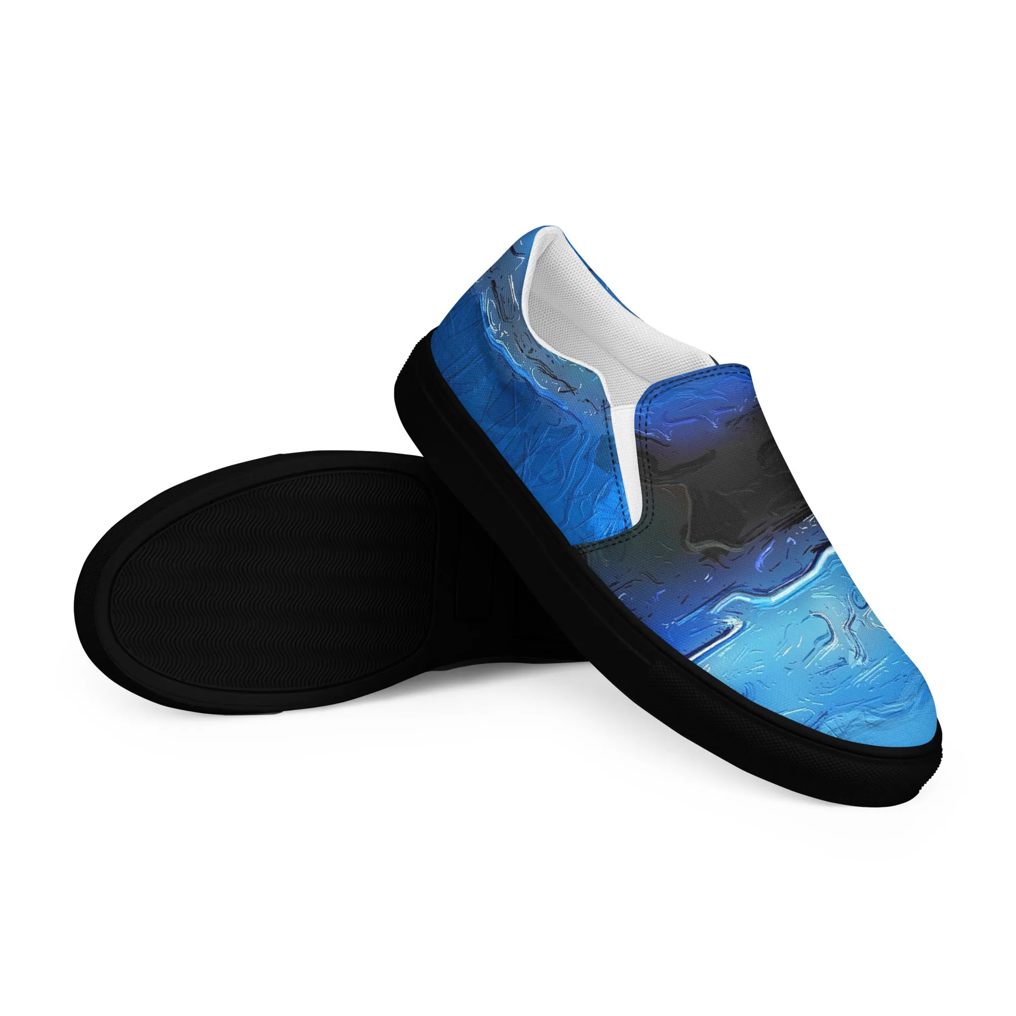 A Drop In The Ocean - Mens Slip-On Canvas Shoes