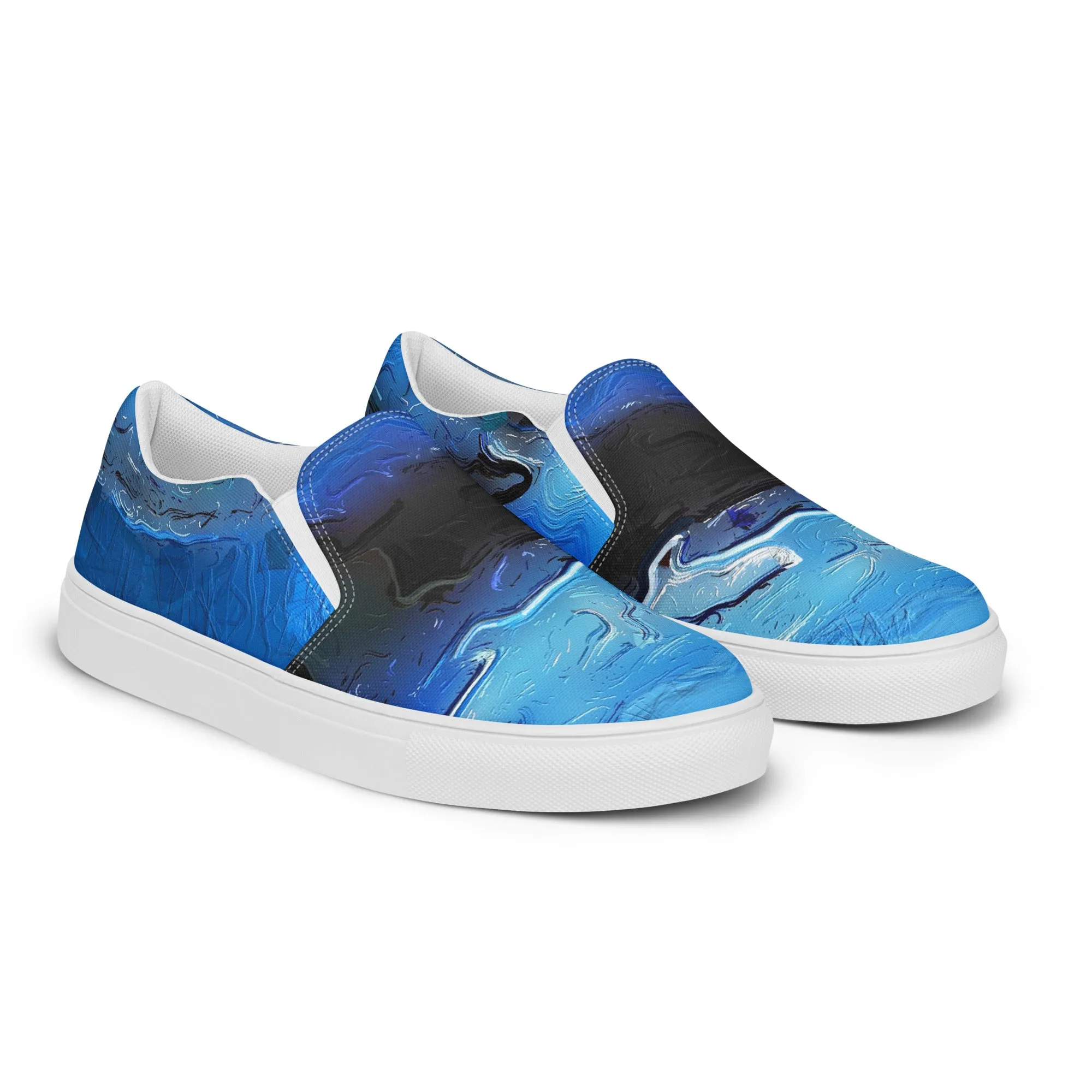 A Drop In The Ocean - Mens Slip-On Canvas Shoes