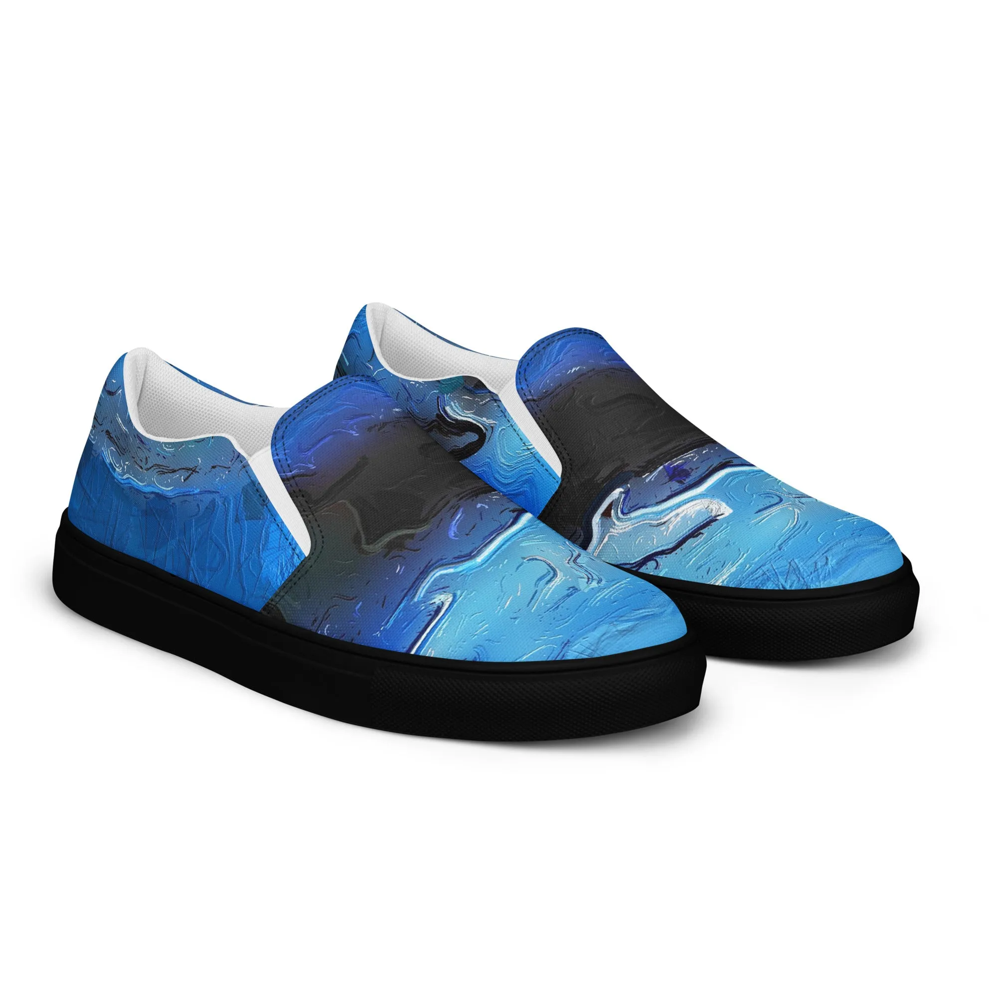 A Drop In The Ocean - Mens Slip-On Canvas Shoes