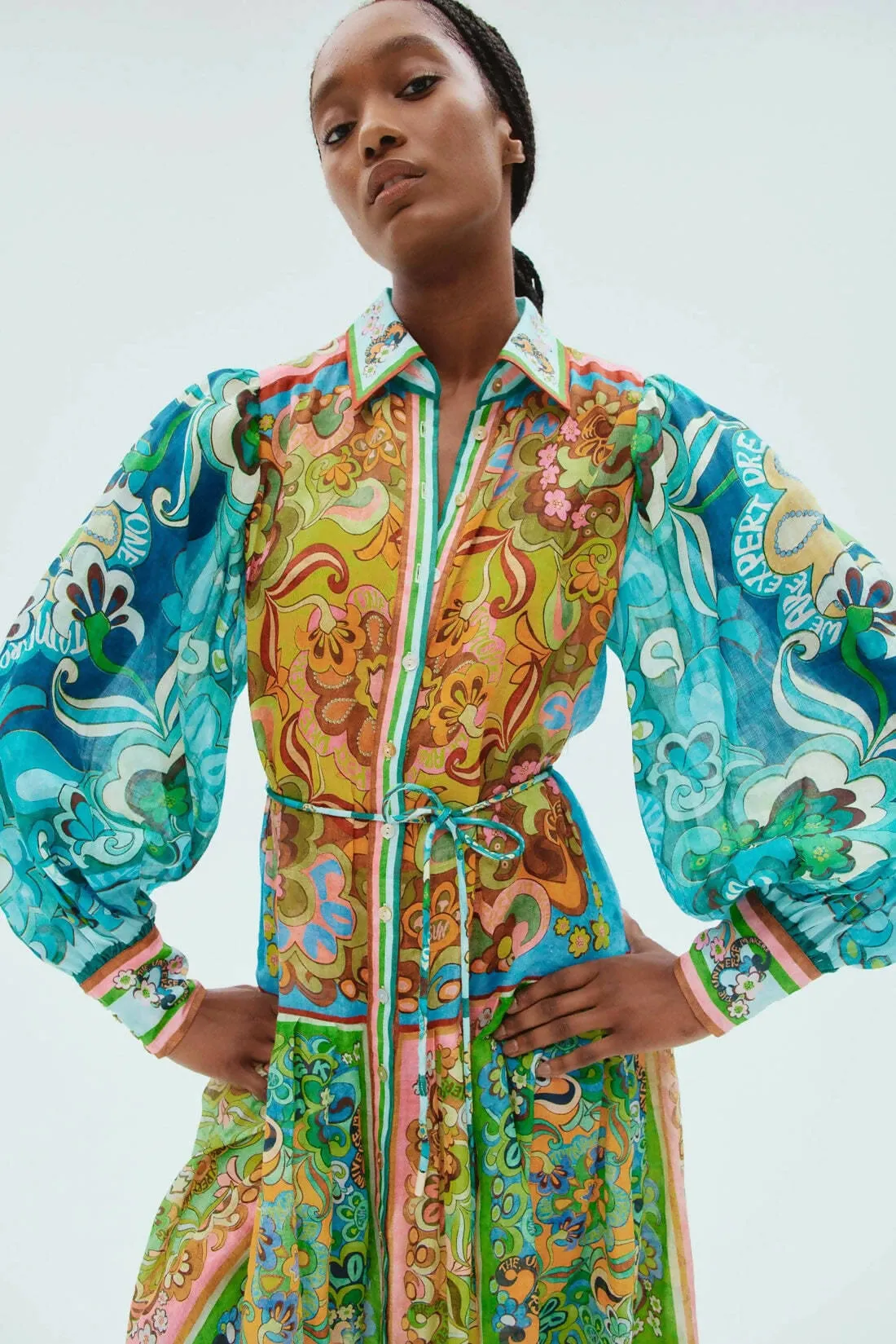 Alemais Dreamer Shirtdress Multi Size 16