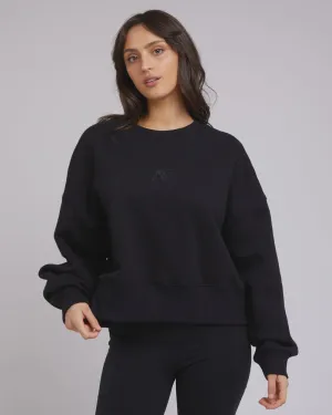 All About Eve Active Tonal Sweater - Black