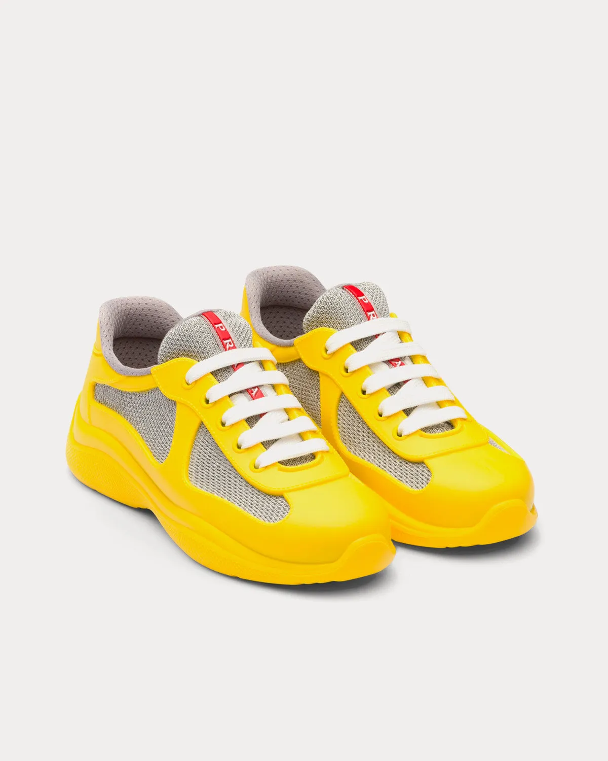 America's Cup Soft Rubber & Bike Fabric Sunny Yellow Low Top Sneakers