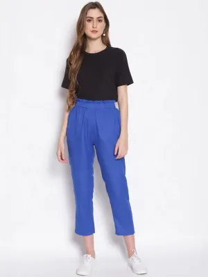 Aqua Holic Cropped Women's Paperbag Pants