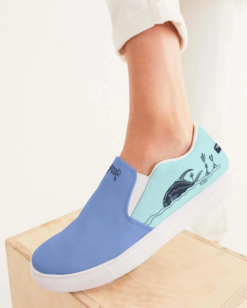 (ARTIST ORIGINAL) Womens Kettafly Lowrider Permit Slip-On Canvas Shoe