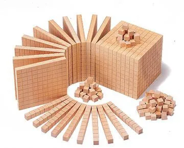 Base Ten Set Wood 121pc