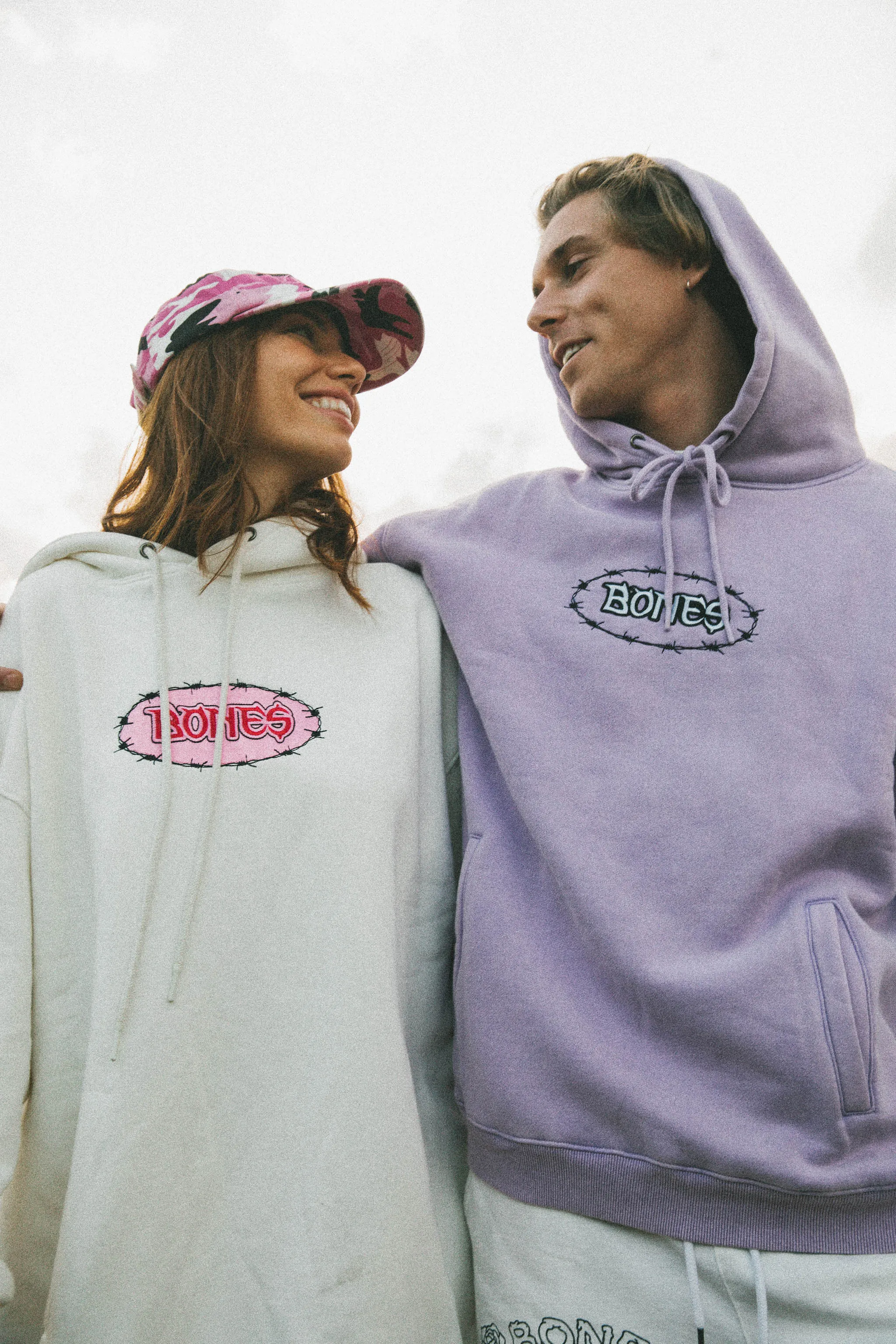 BILLY BONES CLUB BARB HOODIE - WASHED PURPLE