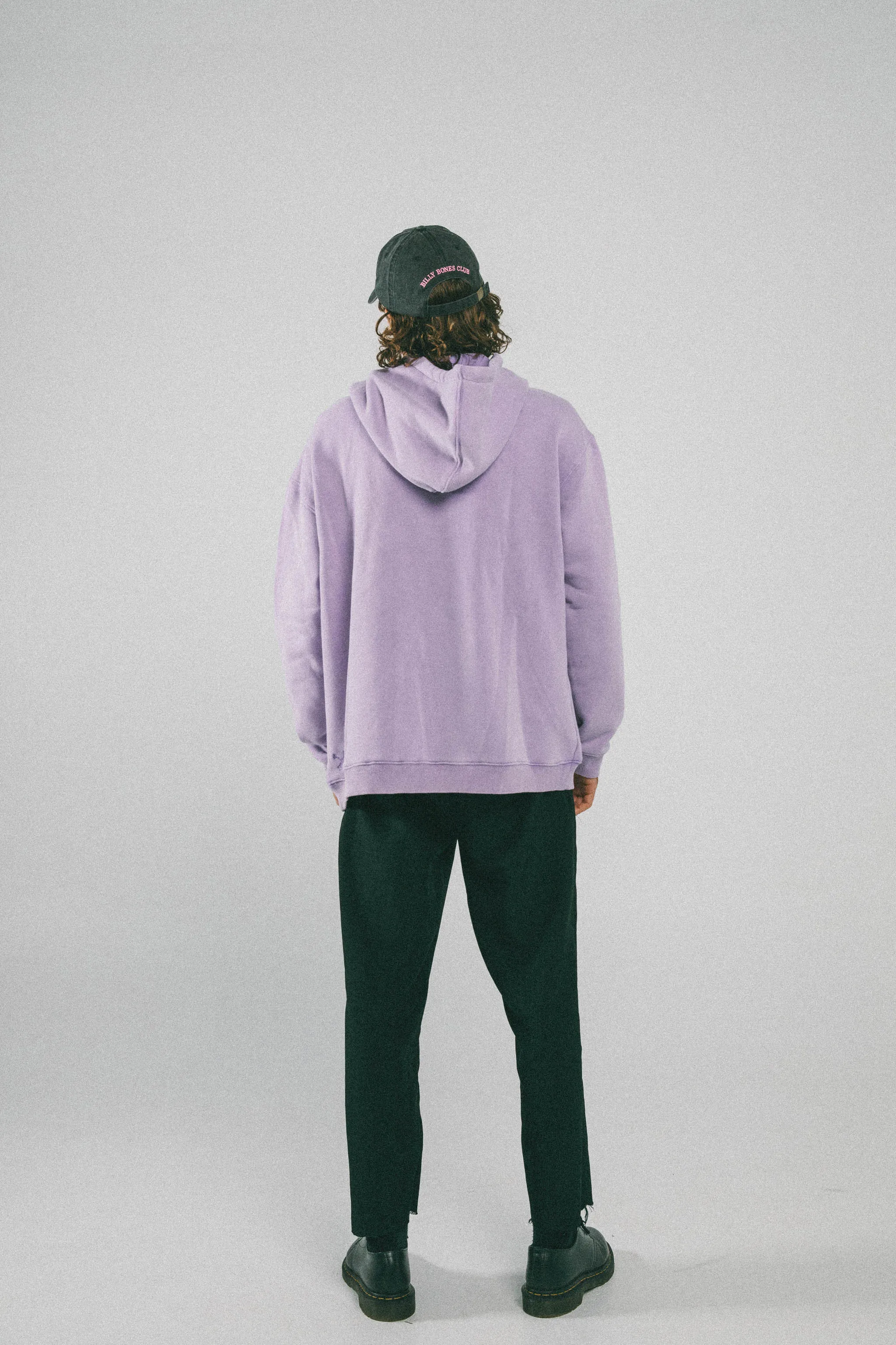 BILLY BONES CLUB BARB HOODIE - WASHED PURPLE