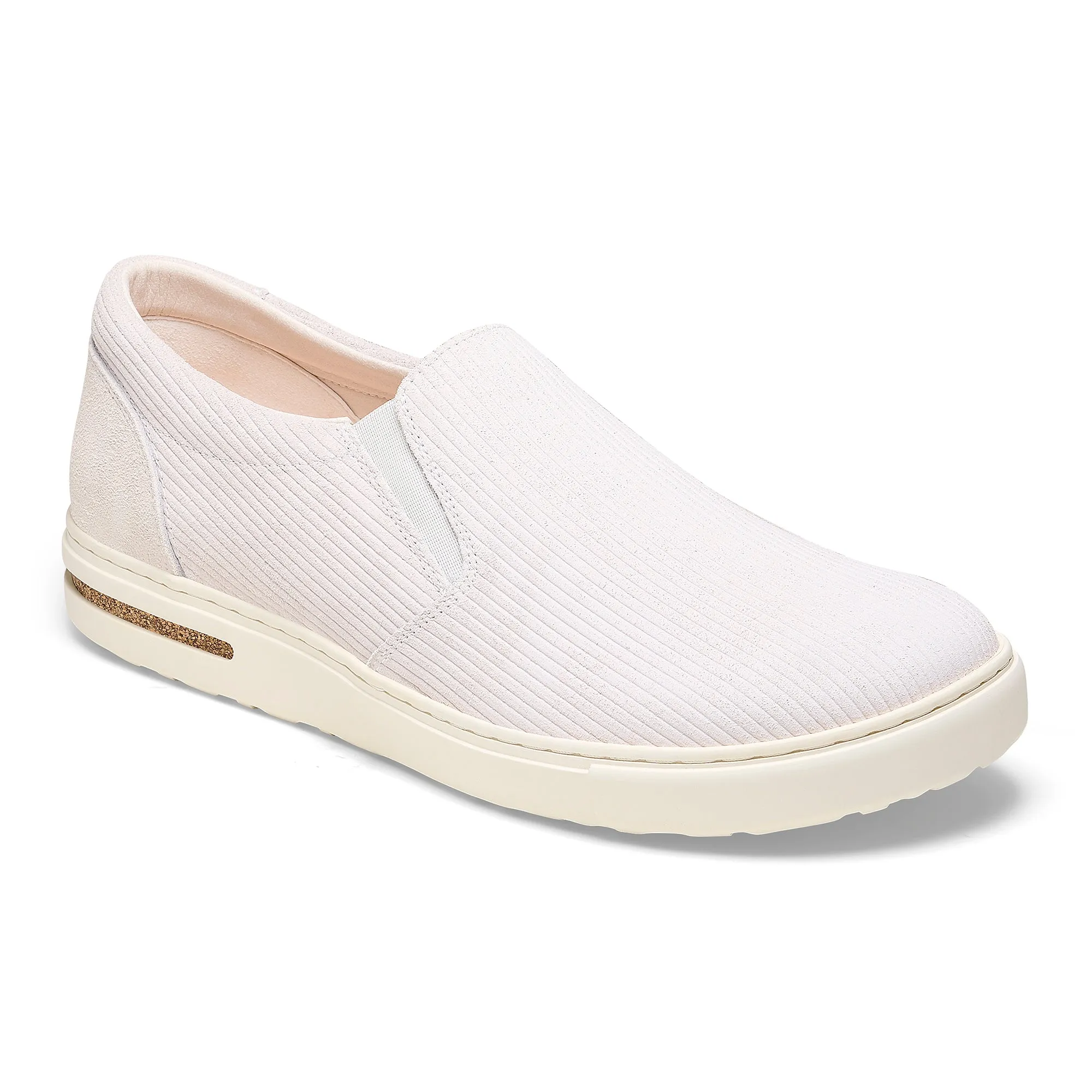 Birkenstock Oswego Narrow Slip On Sneaker (Women) - Corduroy Antique White