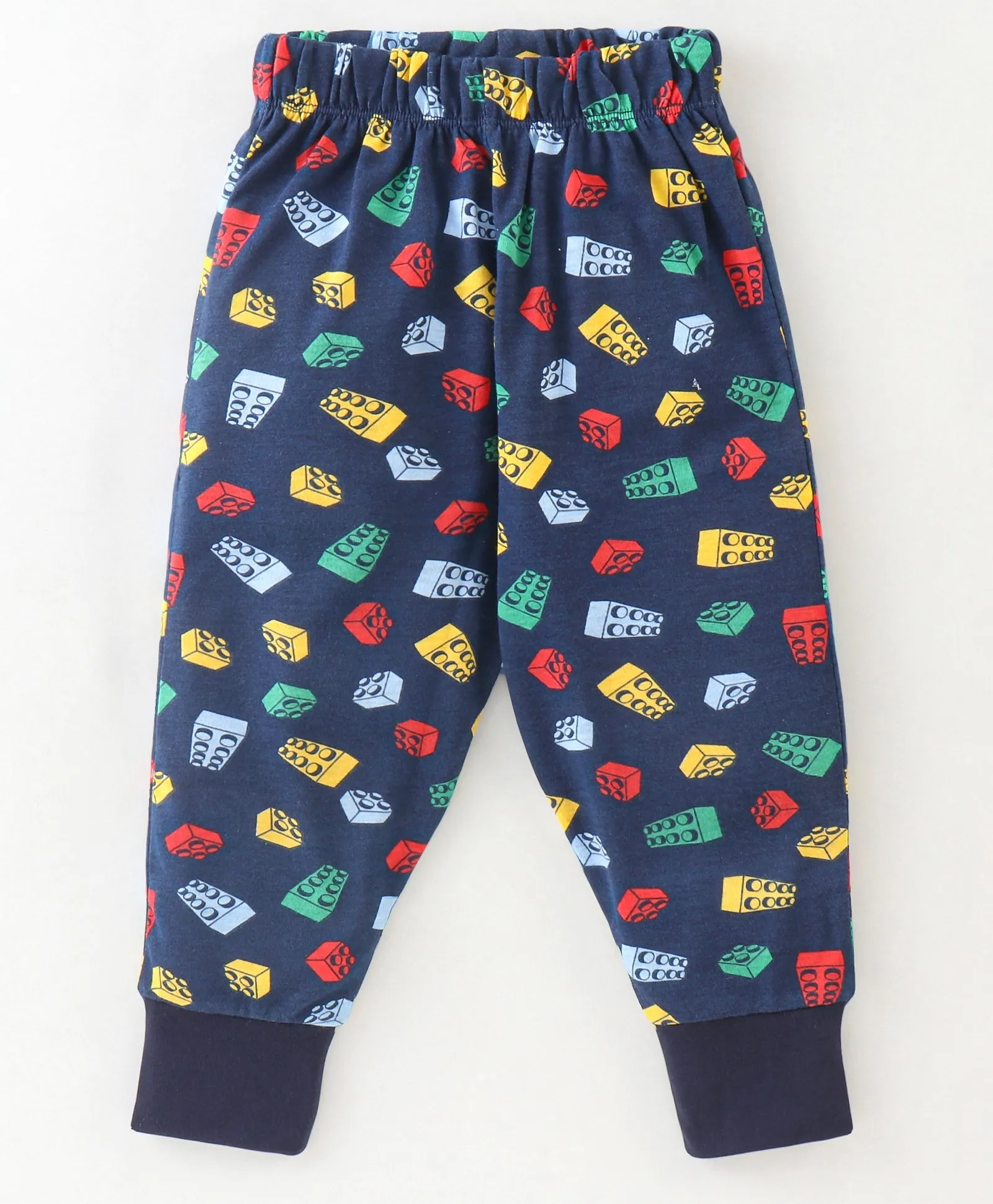 Blocks Printed Sweatshirt Jogger Set