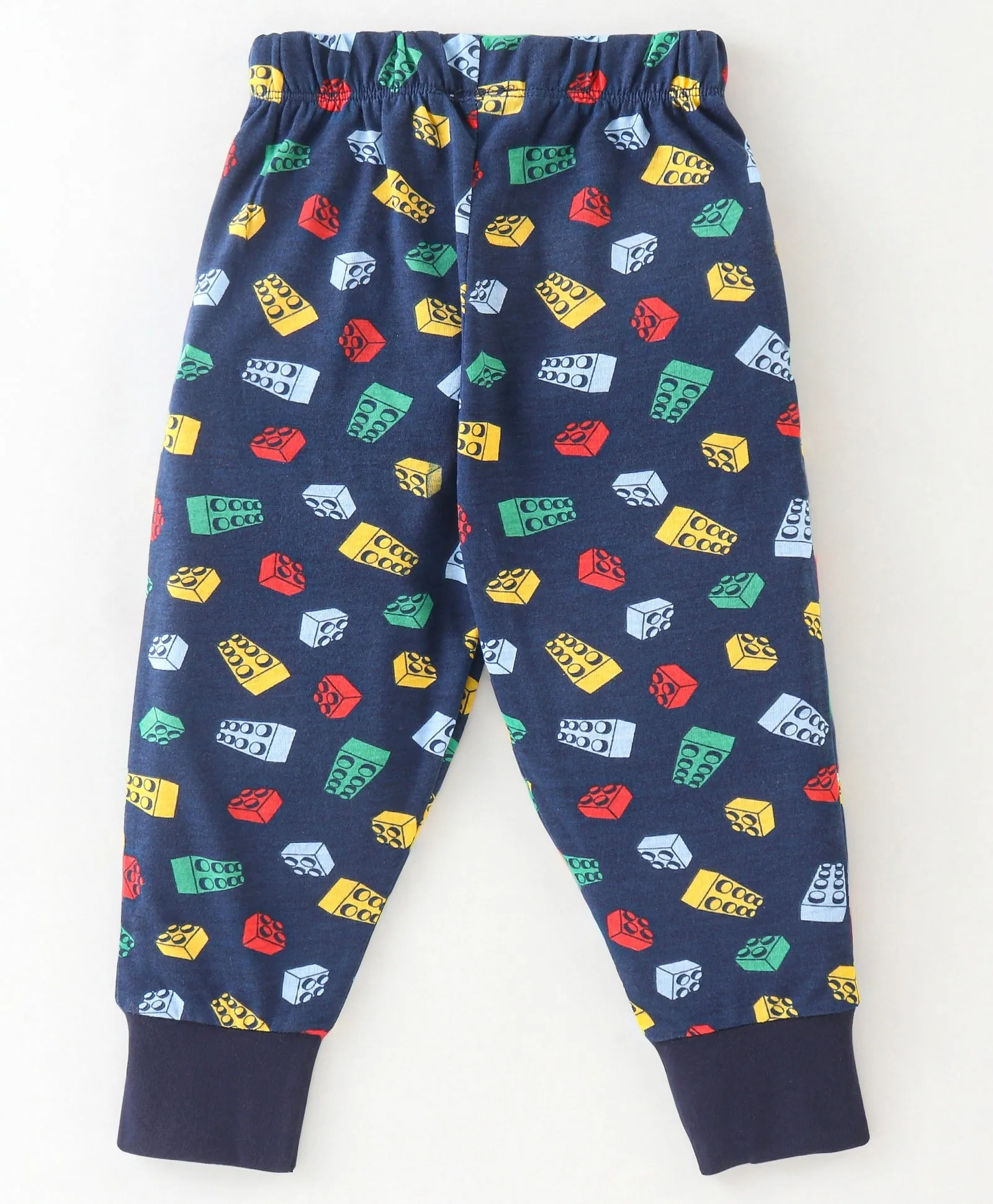 Blocks Printed Sweatshirt Jogger Set