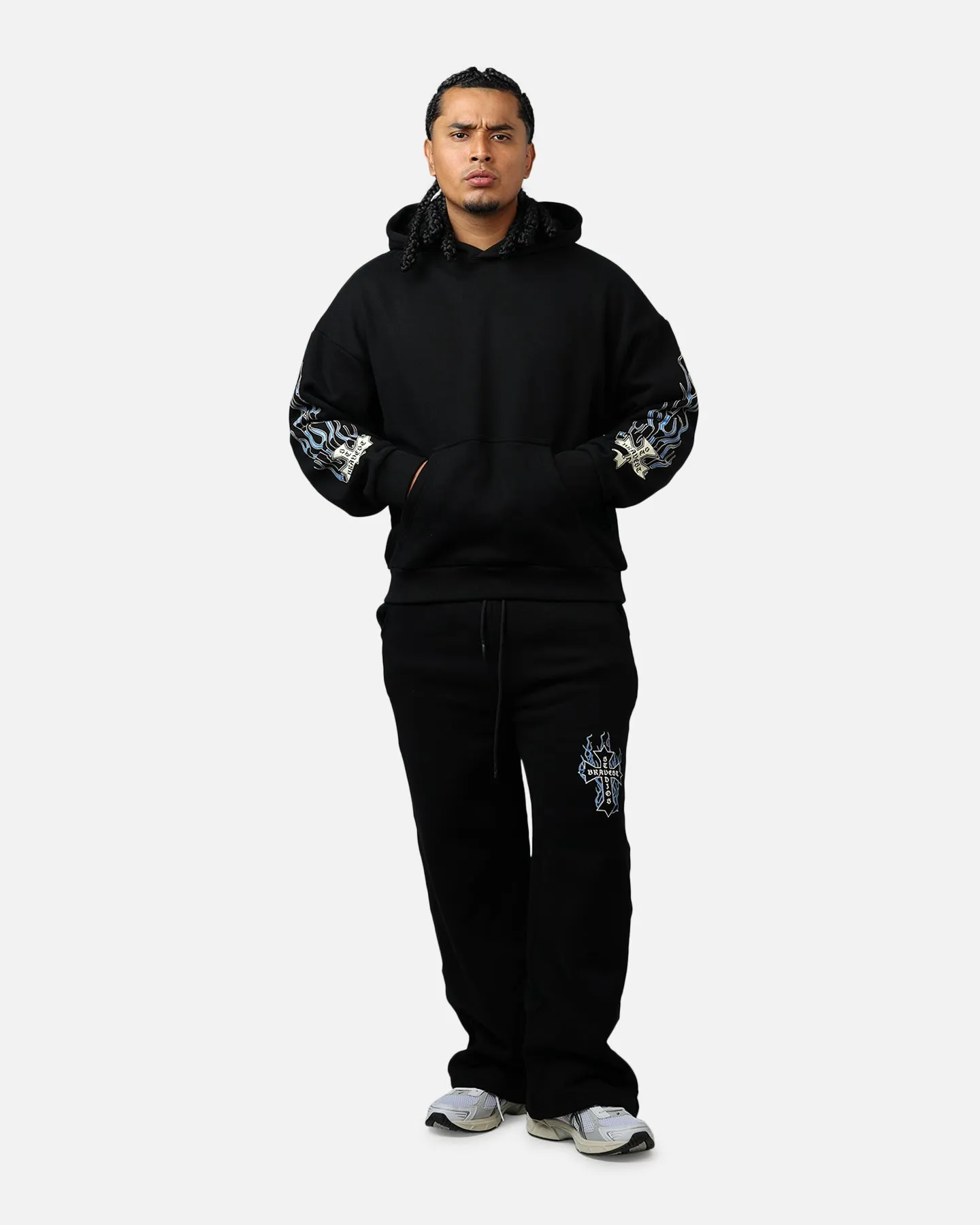 Bravest Eternal Hoodie Black/Blue