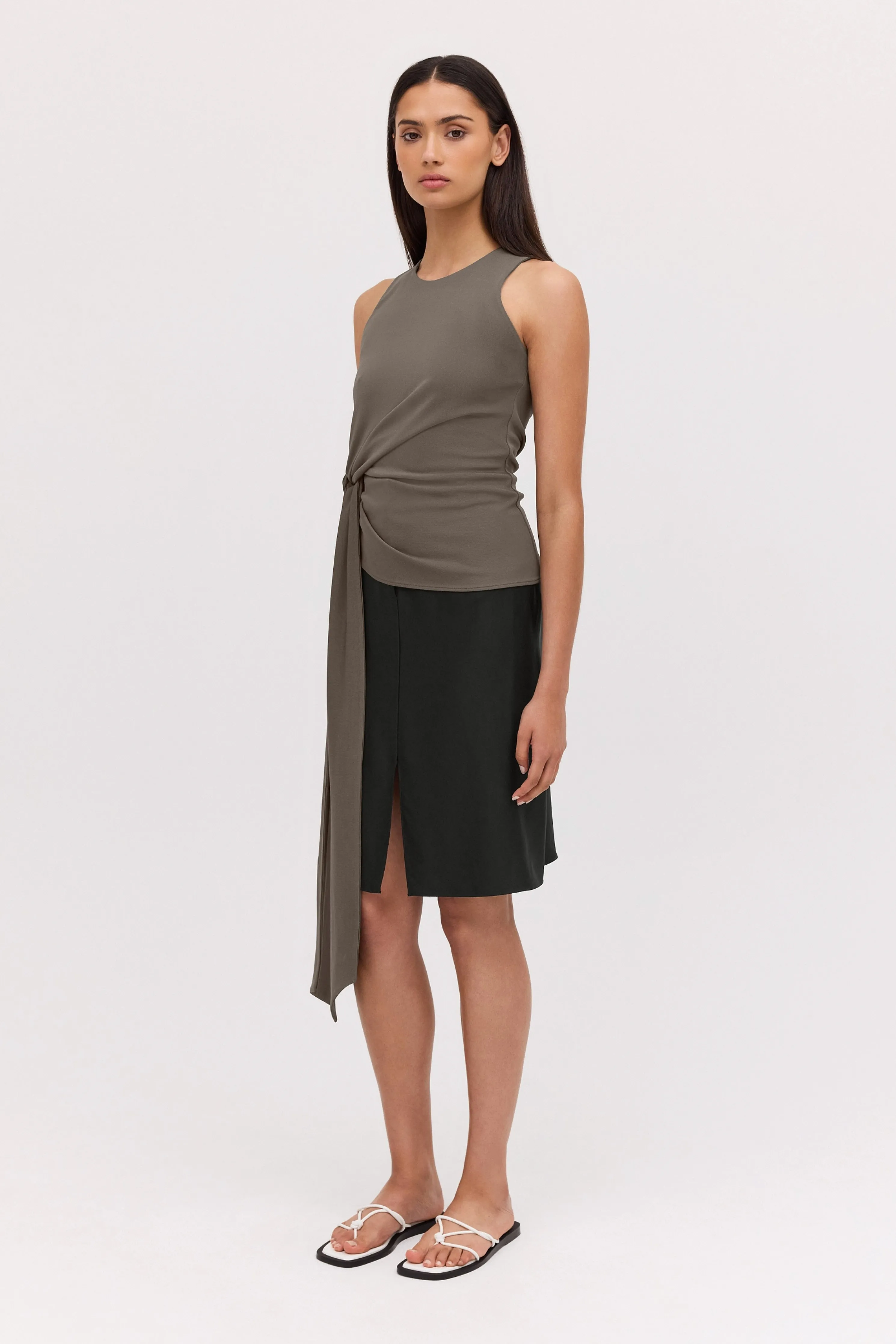 BRONZE JERSEY AESTHETE TOP