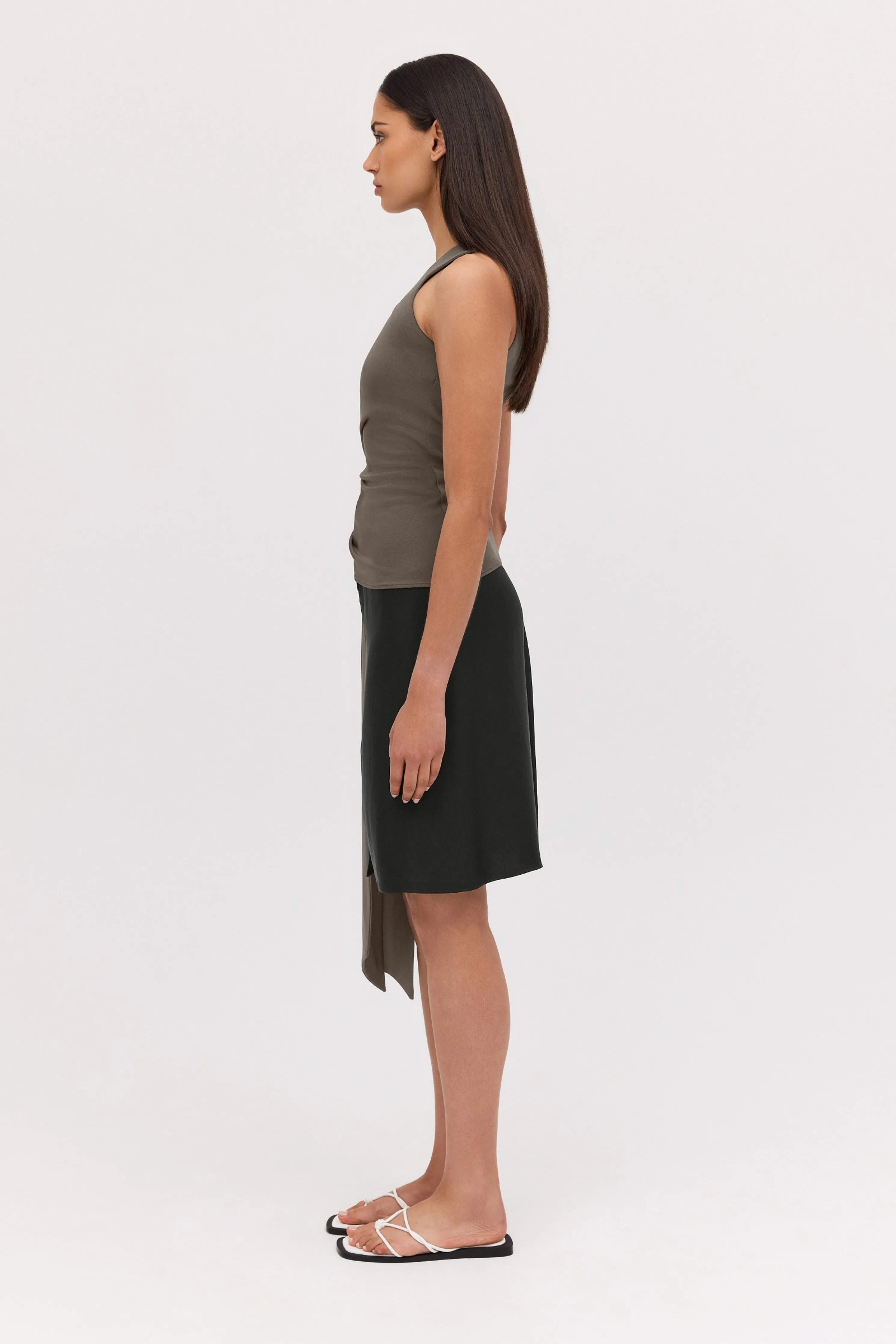BRONZE JERSEY AESTHETE TOP