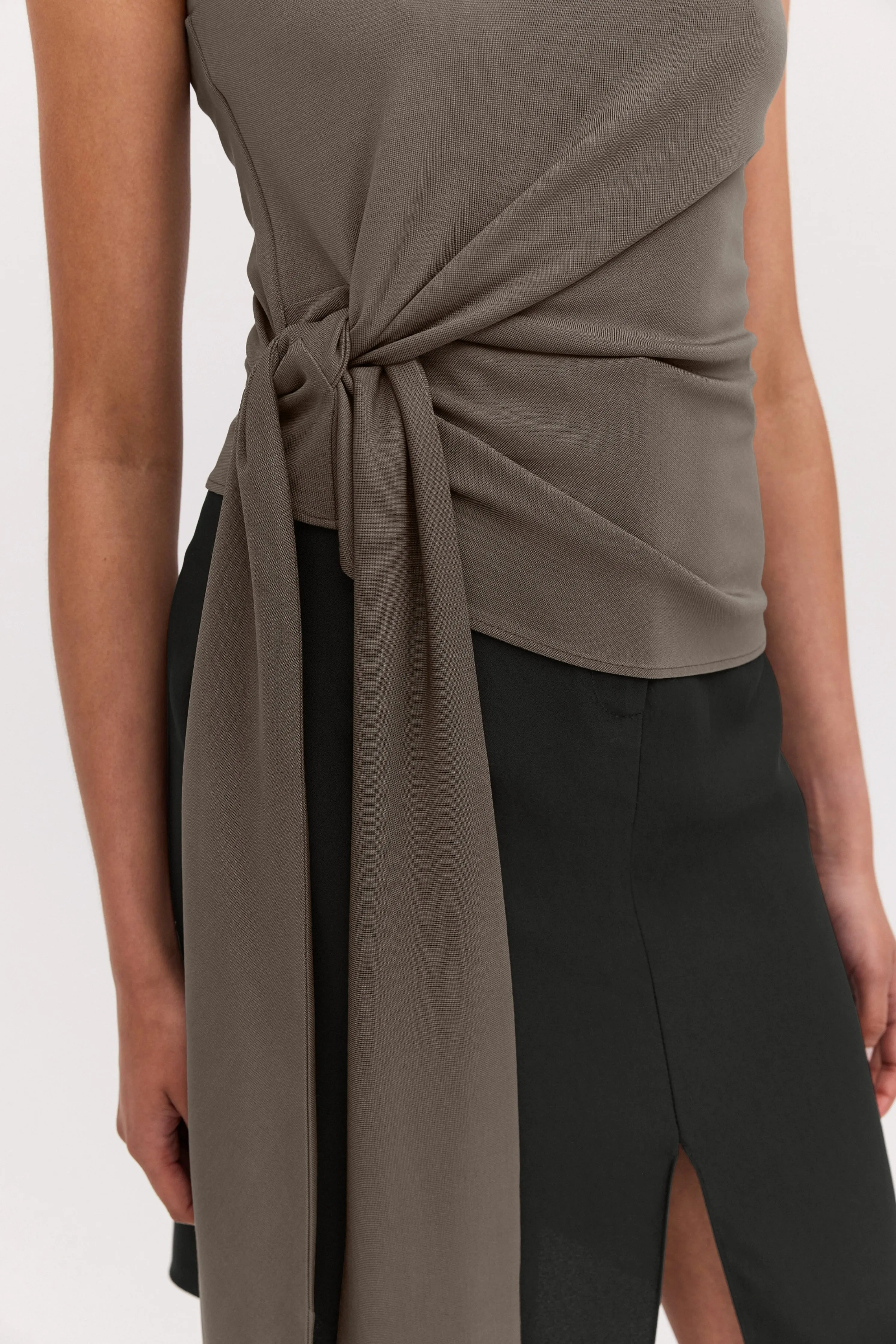 BRONZE JERSEY AESTHETE TOP