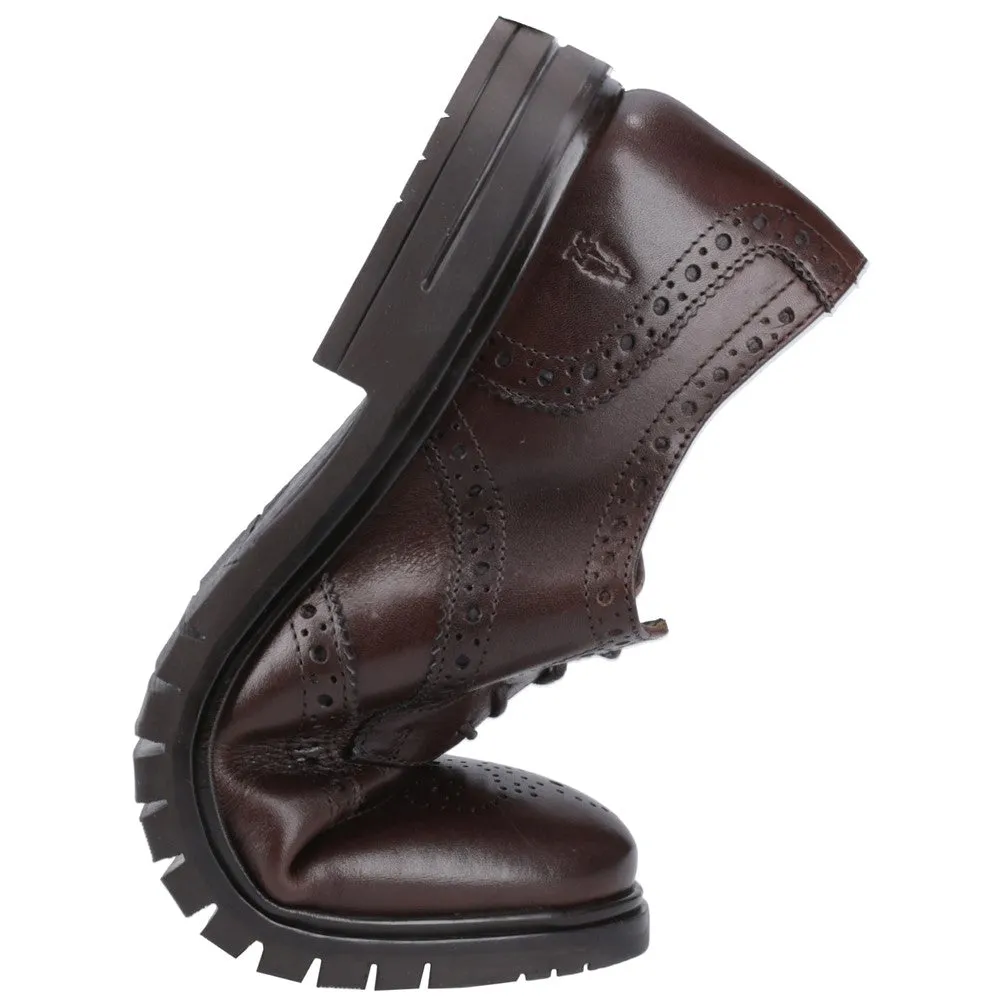 Brown Santiago Lace-Up Brogues