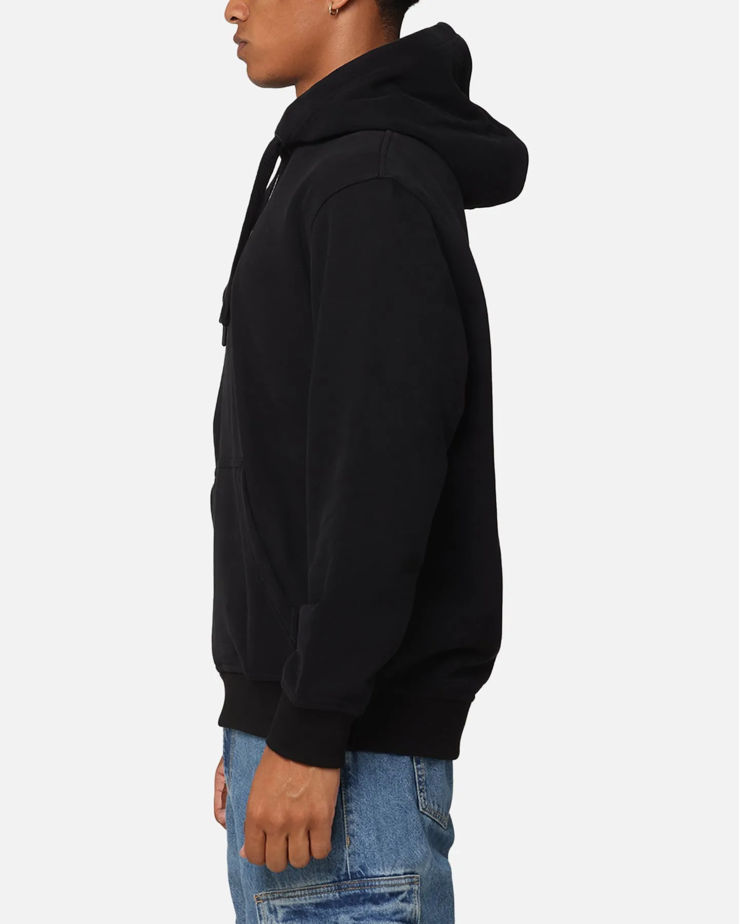 Calvin Klein Embroidery Patch Hoodie Black