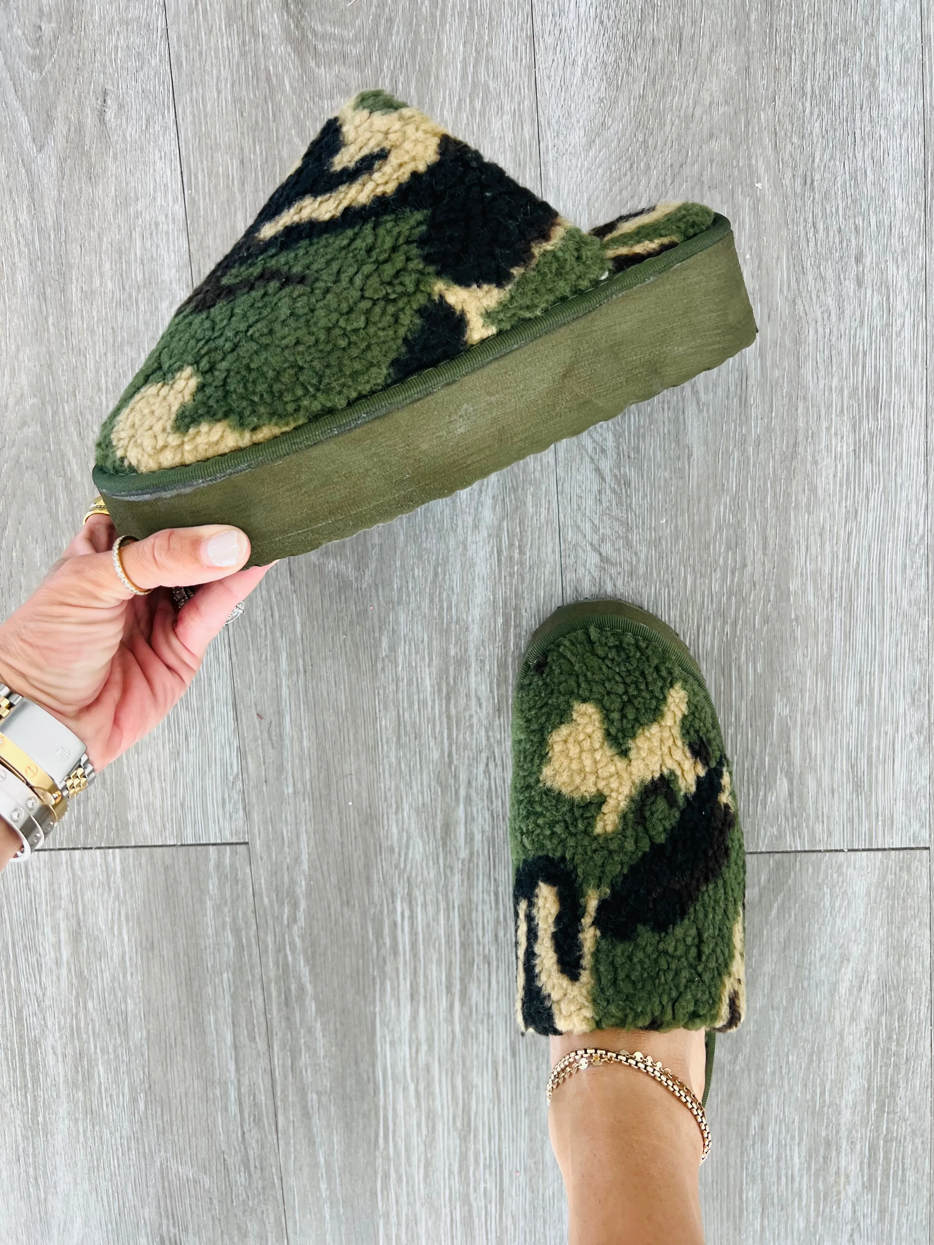 Camo Can't See Me Slip-Ons