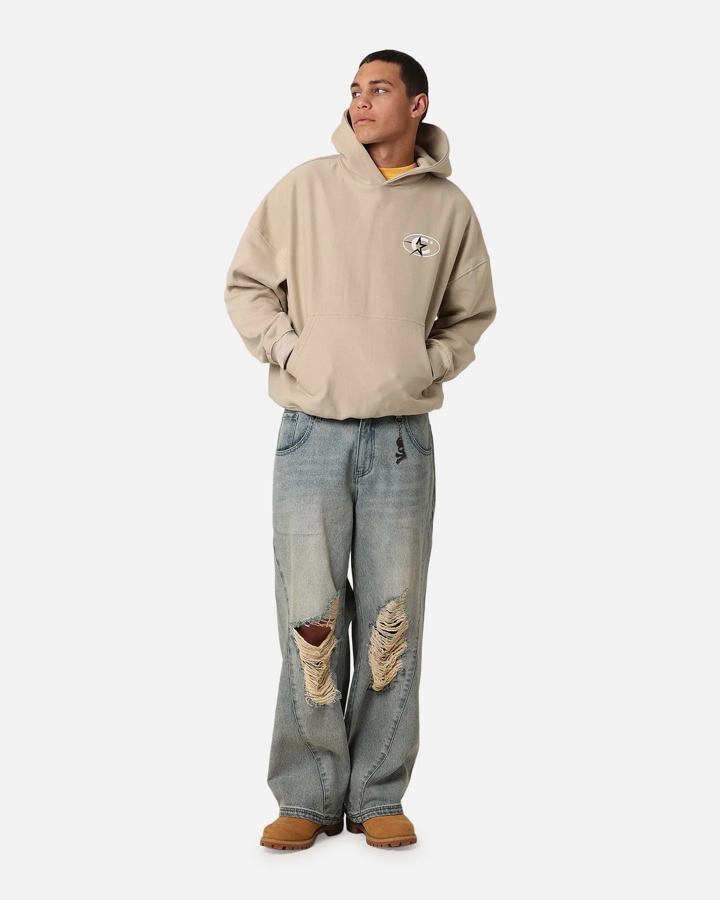 Carre C-Star Stack Hoodie Stone