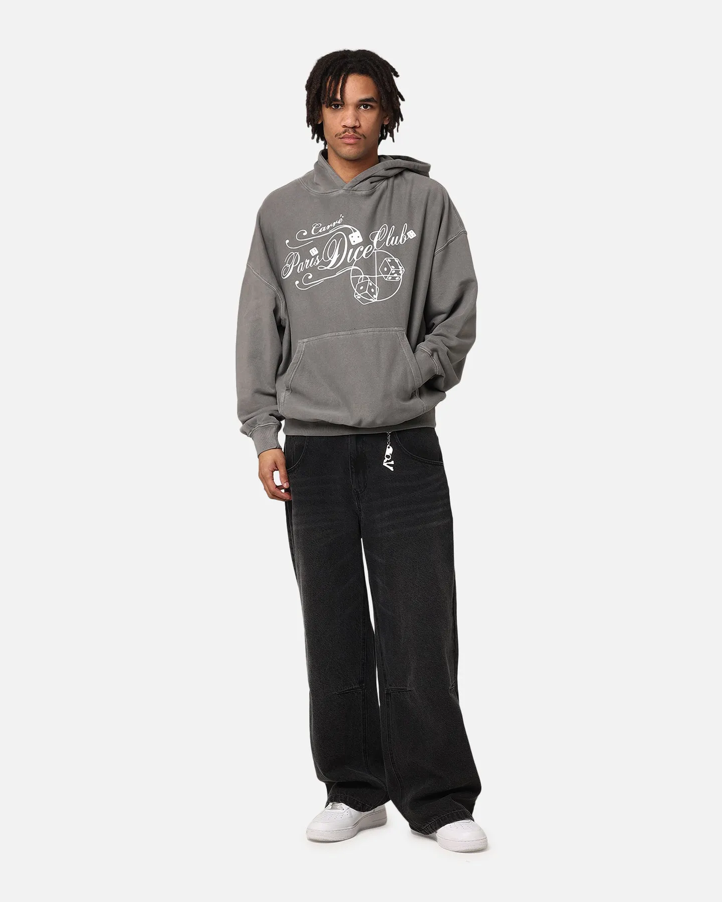 Carre Shootout Hoodie Washed Charcoal
