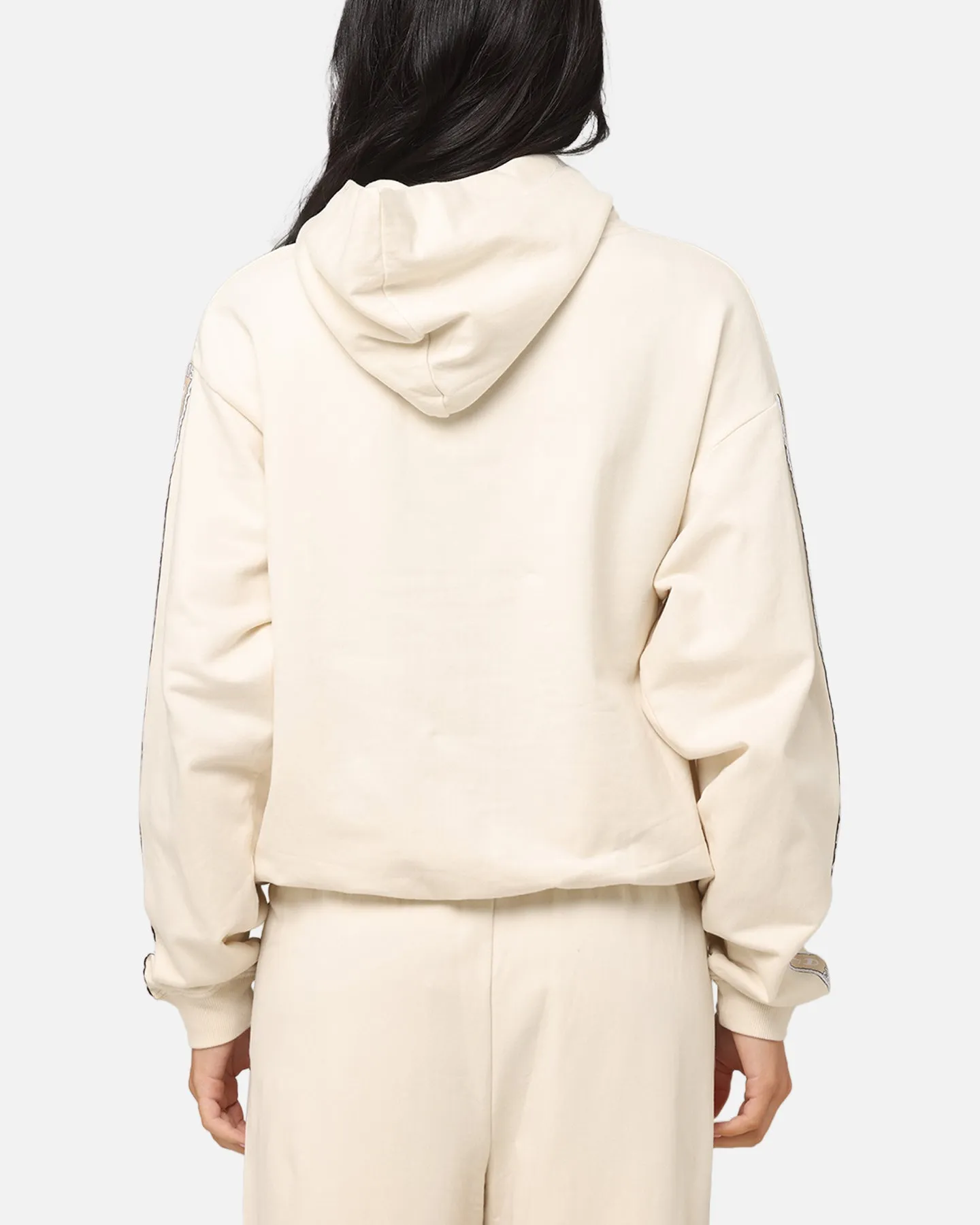 Champion Women's Lux Taping Hoodie Natural