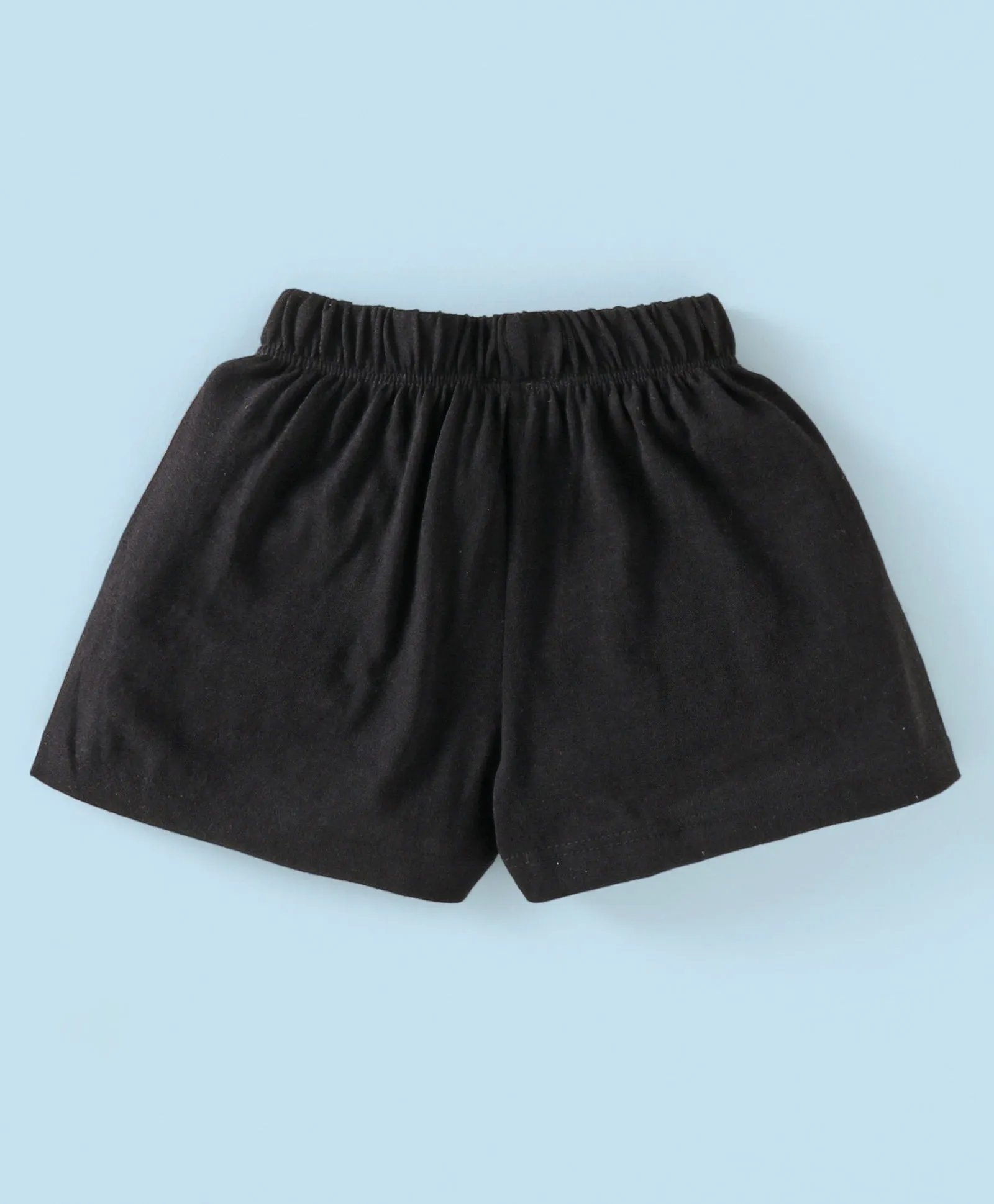 Checkered Frill with Bow Top Shorts Set