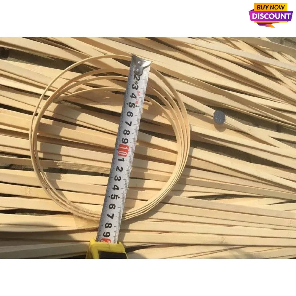 Complete size length:195-260cm/77"-102” Bamboo Strips/Flats for Weaving and other handicraft making
