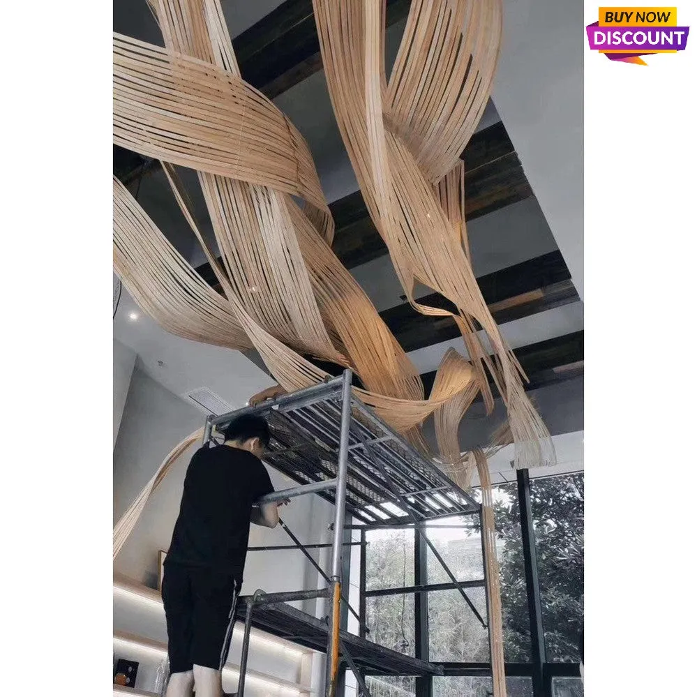 Complete size length:195-260cm/77"-102” Bamboo Strips/Flats for Weaving and other handicraft making