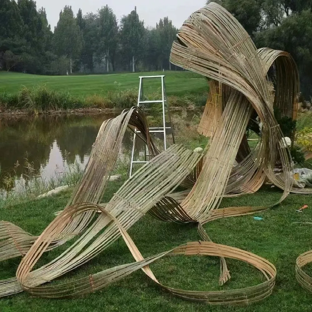 Complete size length:195-260cm/77"-102” Bamboo Strips/Flats for Weaving and other handicraft making