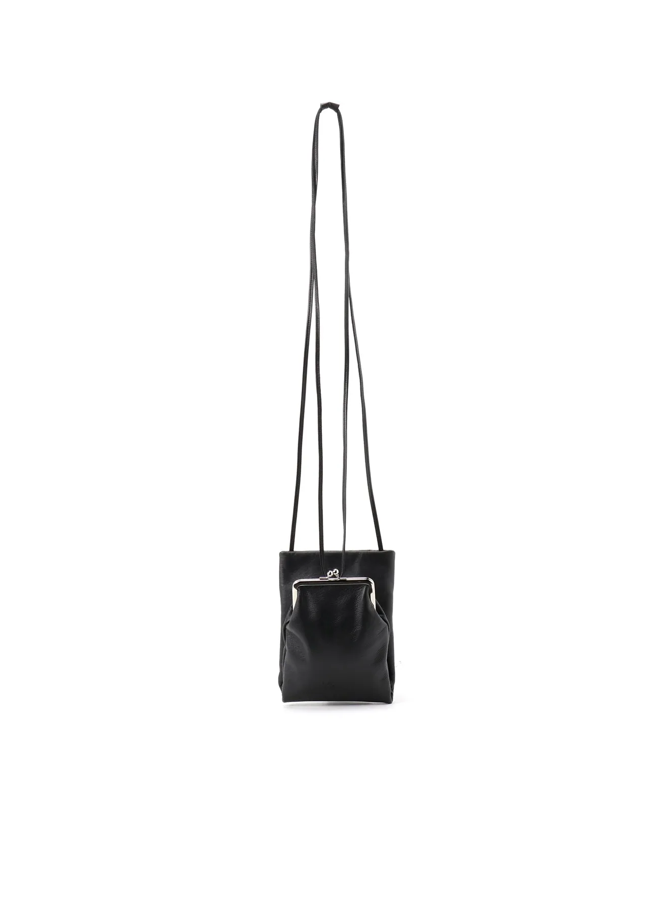 COW LEATHER METAL CLASP NECKLACE