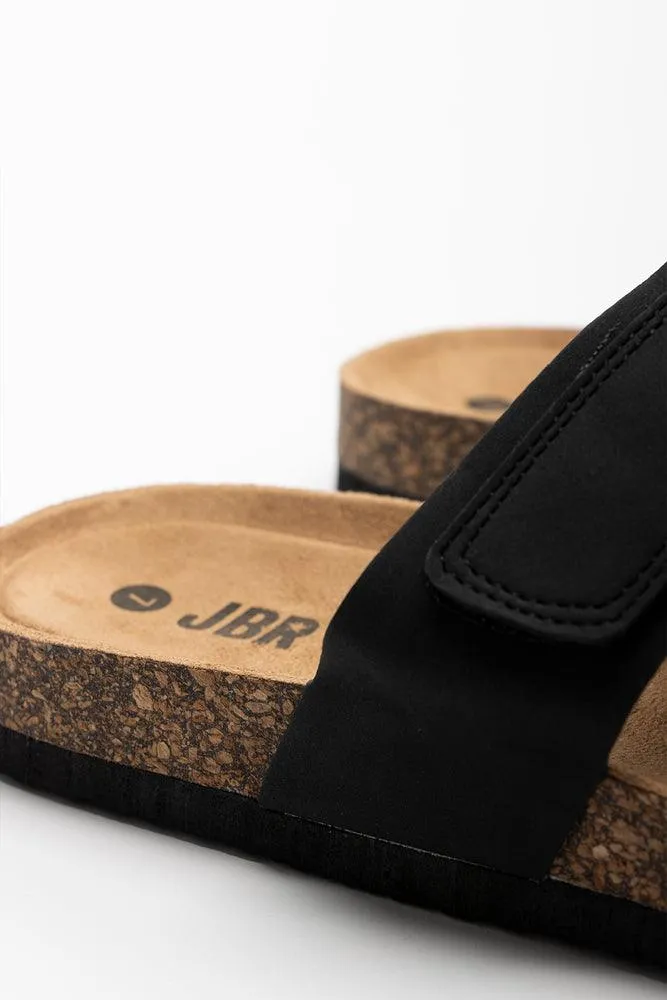 Double Band Sandal Black