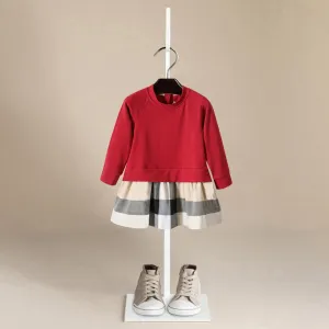 Elie Cotton Plaid Dress