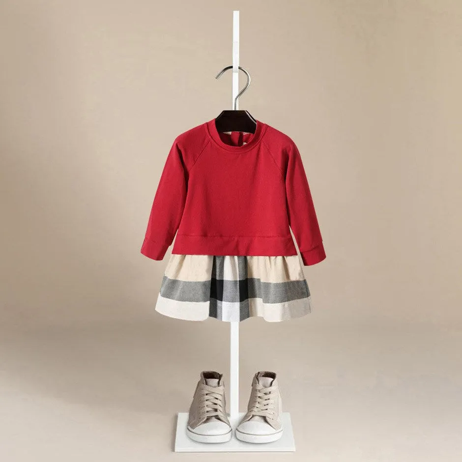 Elie Cotton Plaid Dress
