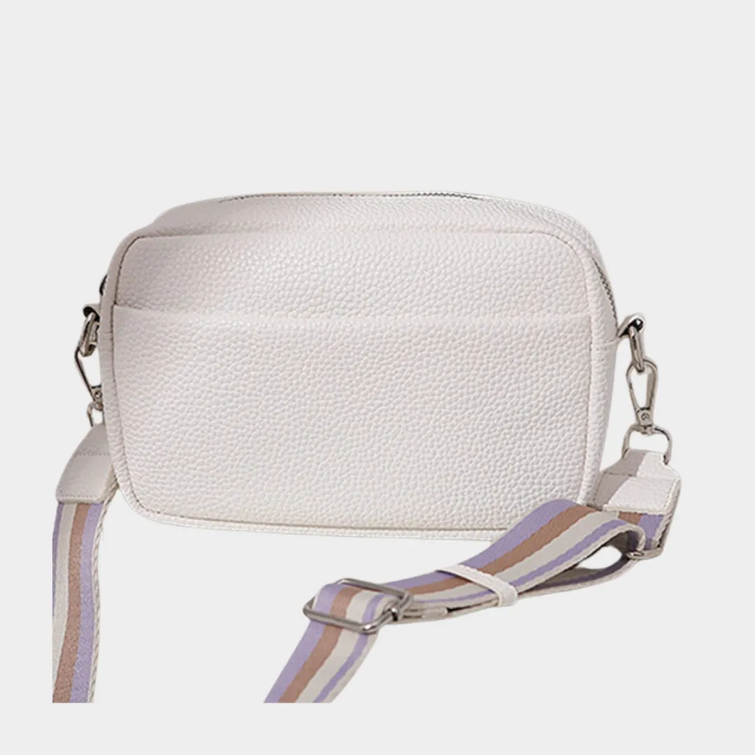Fashion Women's Small Shoulder Bag - Solid PU Messenger Square Bag in Black, White, Beige