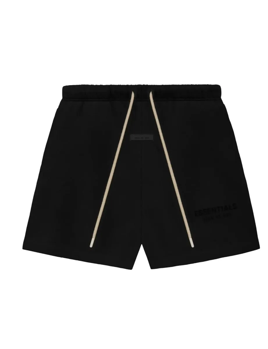 Fear Of God Essentials Jet Black Shorts