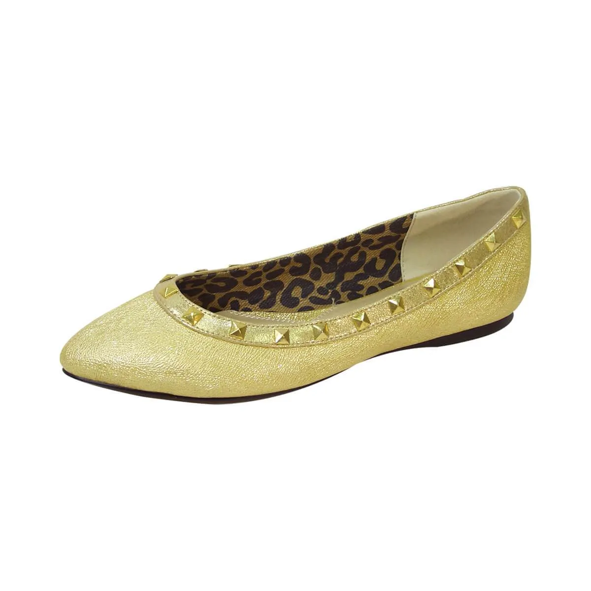FUZZY Emily Women's Wide Width Dress Casual Flats