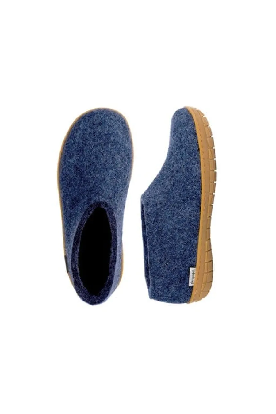 Glerups Shoe - Honey Rubber- Denim