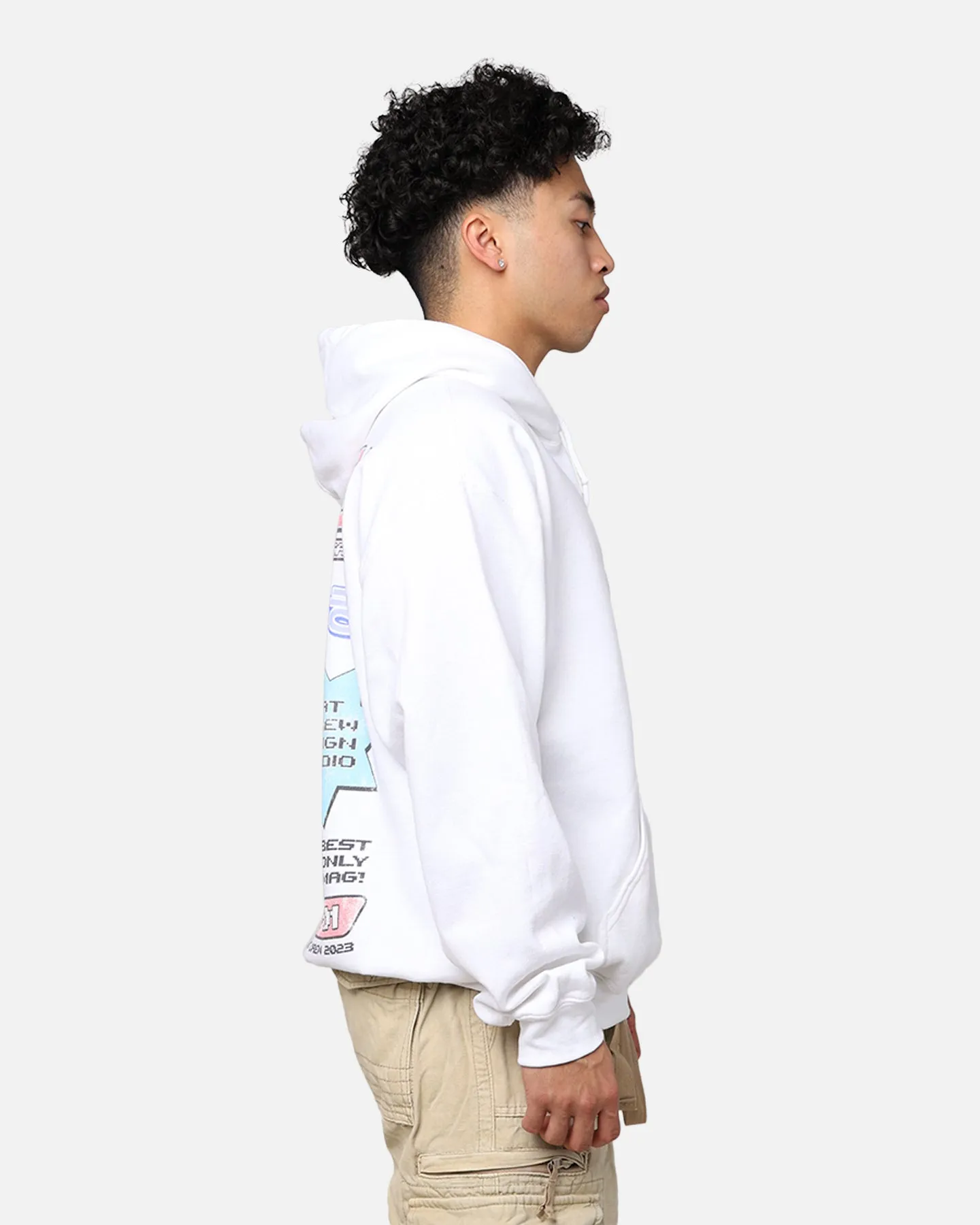 Goat Crew Demi Anime Hoodie White