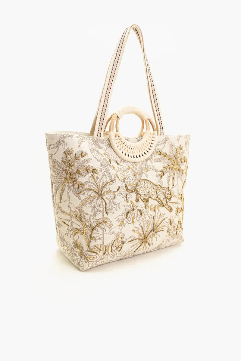 Golden Jungle Tote Bag