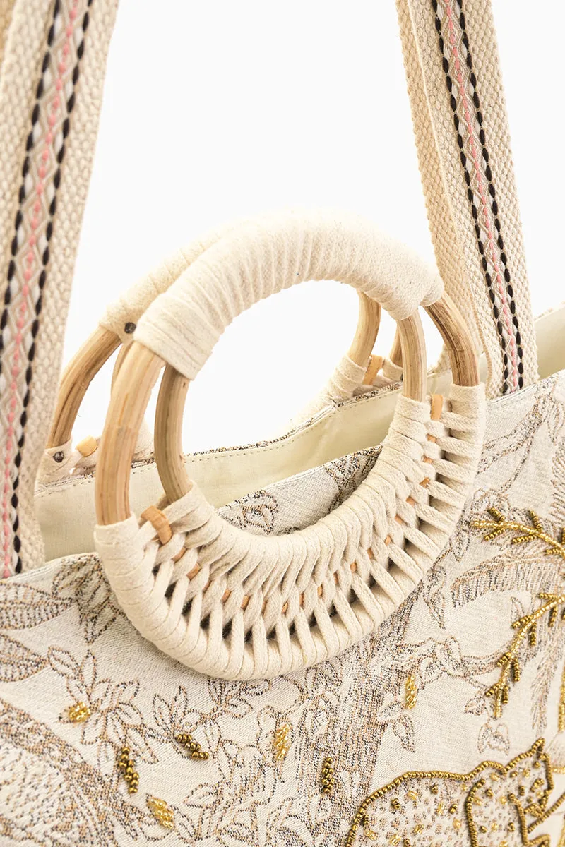 Golden Jungle Tote Bag