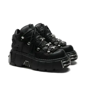 Goth 6cm Platform Sneakers for Women | Edgy Style – Punk & Trendy