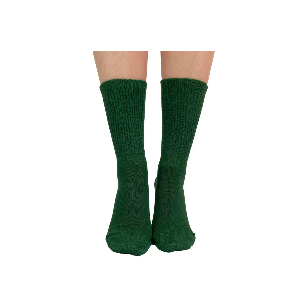 Green Extra Wide Bamboo Super Soft Socks