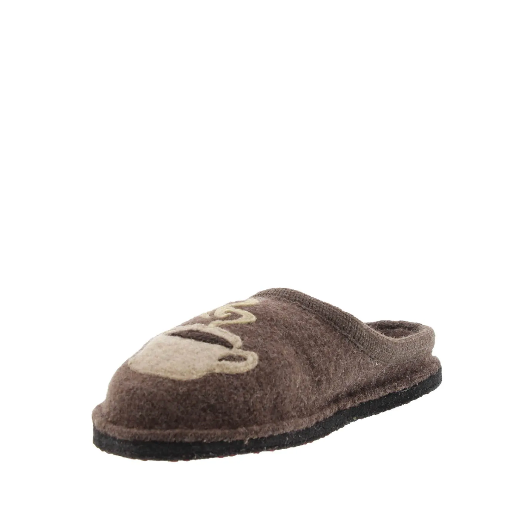 Haflinger Women's Flair Coffee Slippers- Earth
