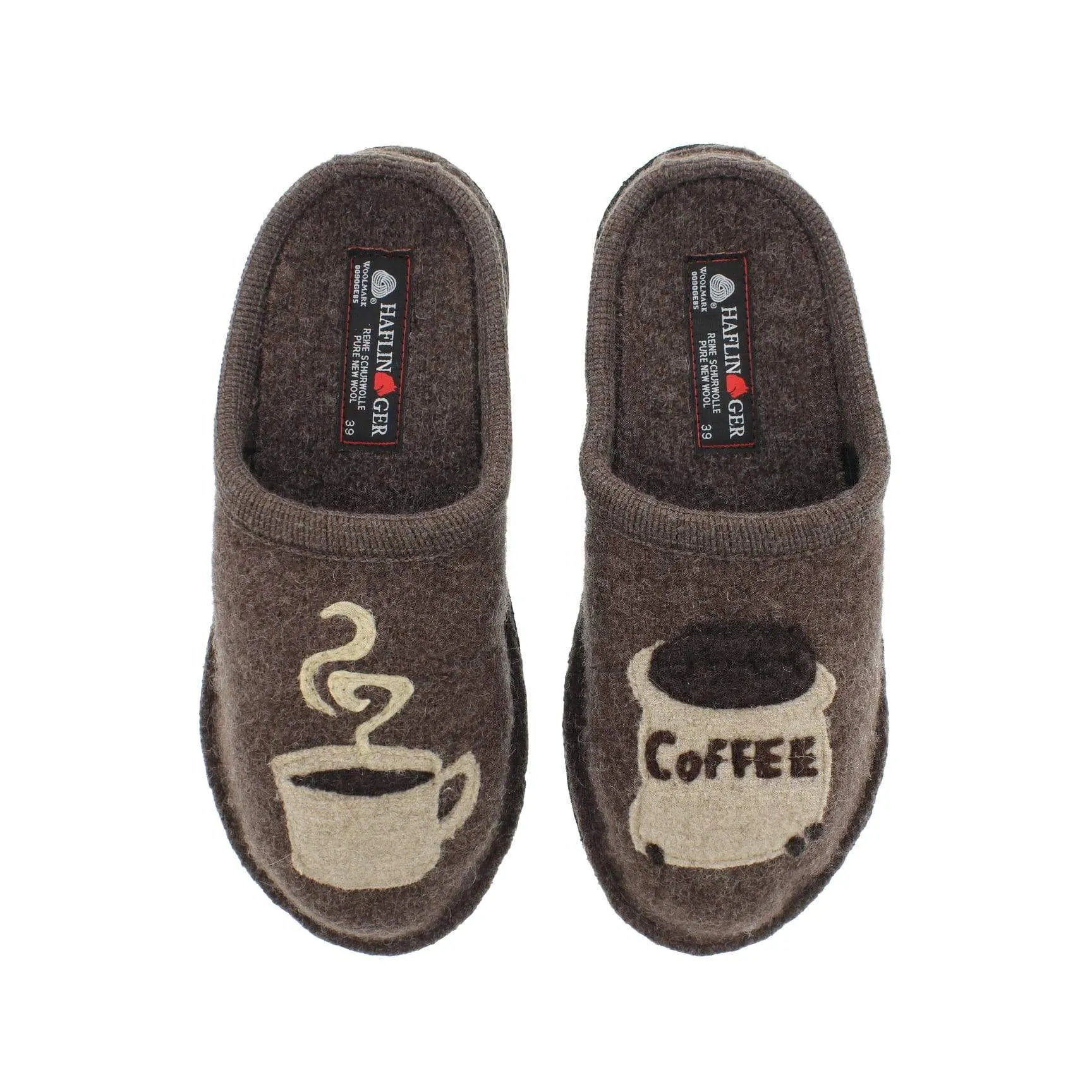 Haflinger Women's Flair Coffee Slippers- Earth