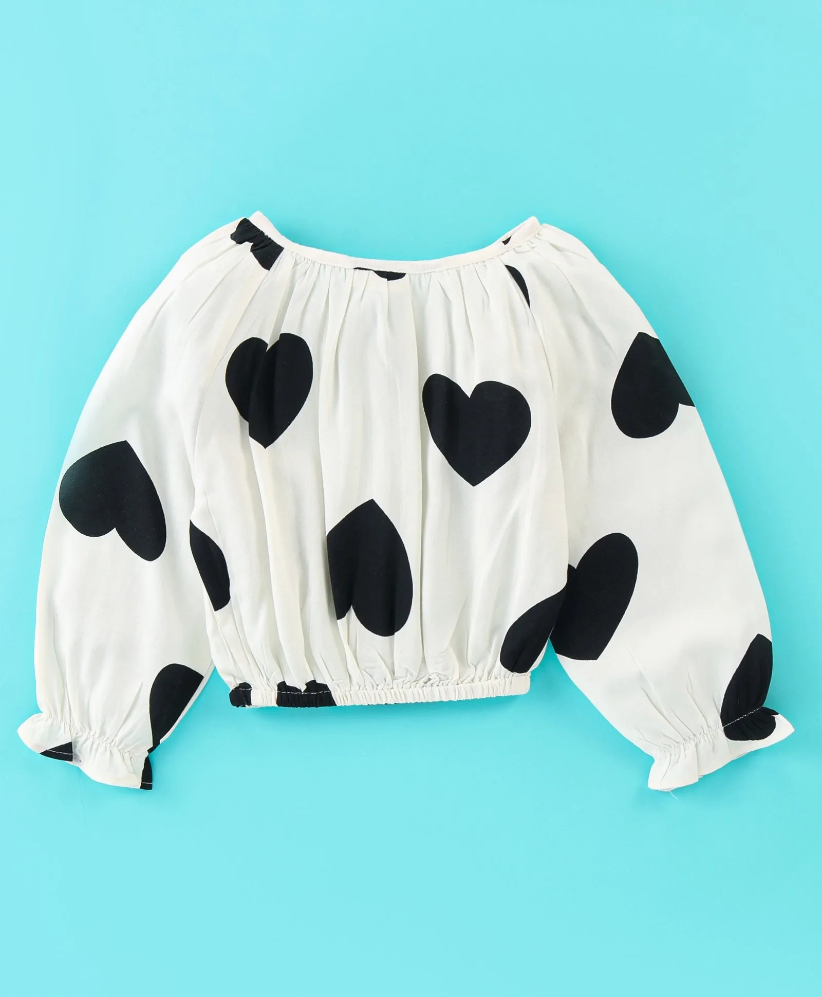 Hearts Printed Full Sleeves Co-ord Set